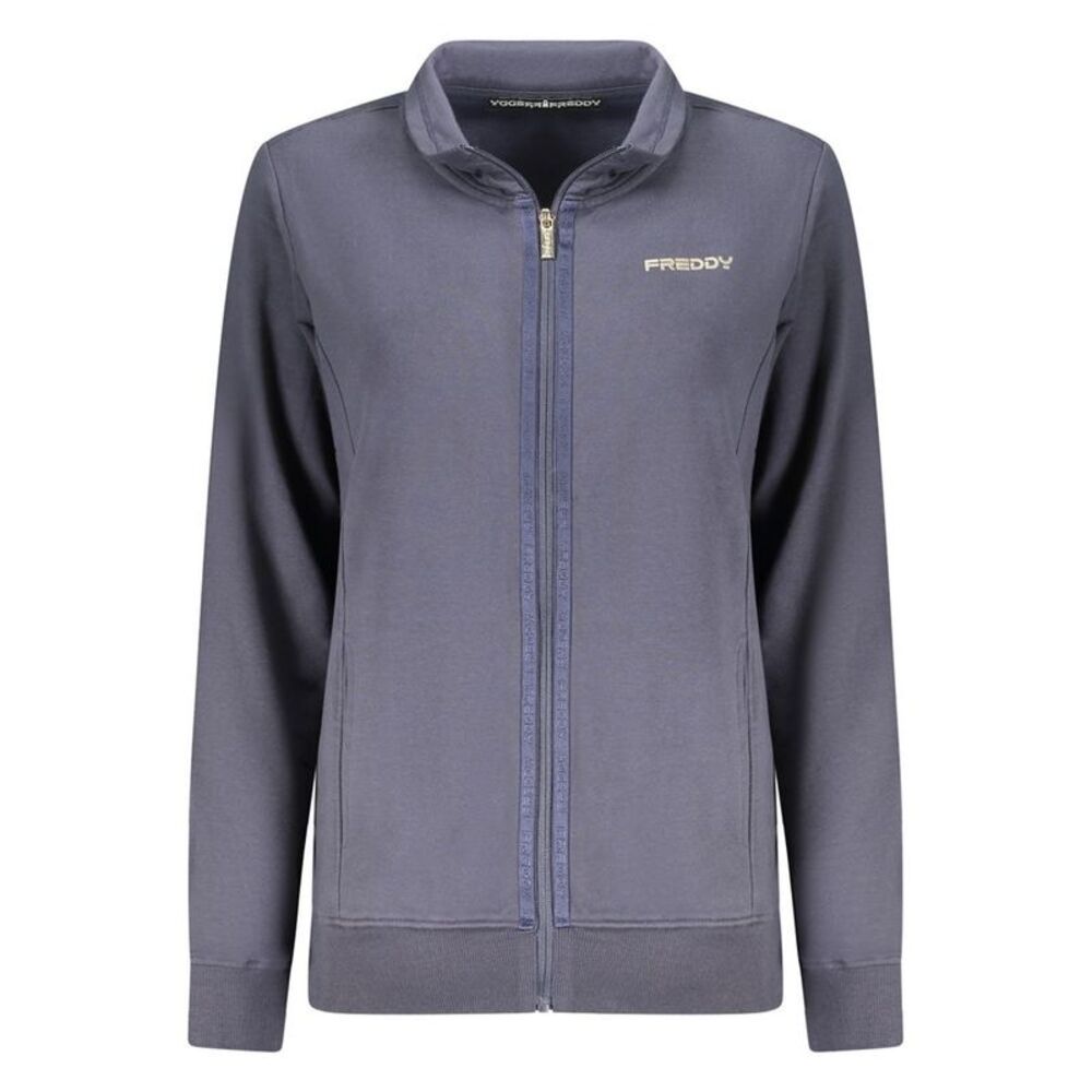 Freddy Blue Cotton Women Women's Sweatshirt